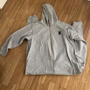 Savage X Fenty onesie 2x heather gray